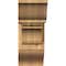Ekena Millwork Olympic Traditional Smooth Bracket w/ Offset Brace, Western Red Cedar, 7 1/2"W x 18"D x 18"H BKT0806X18X18OLY01SWR - alternate 3